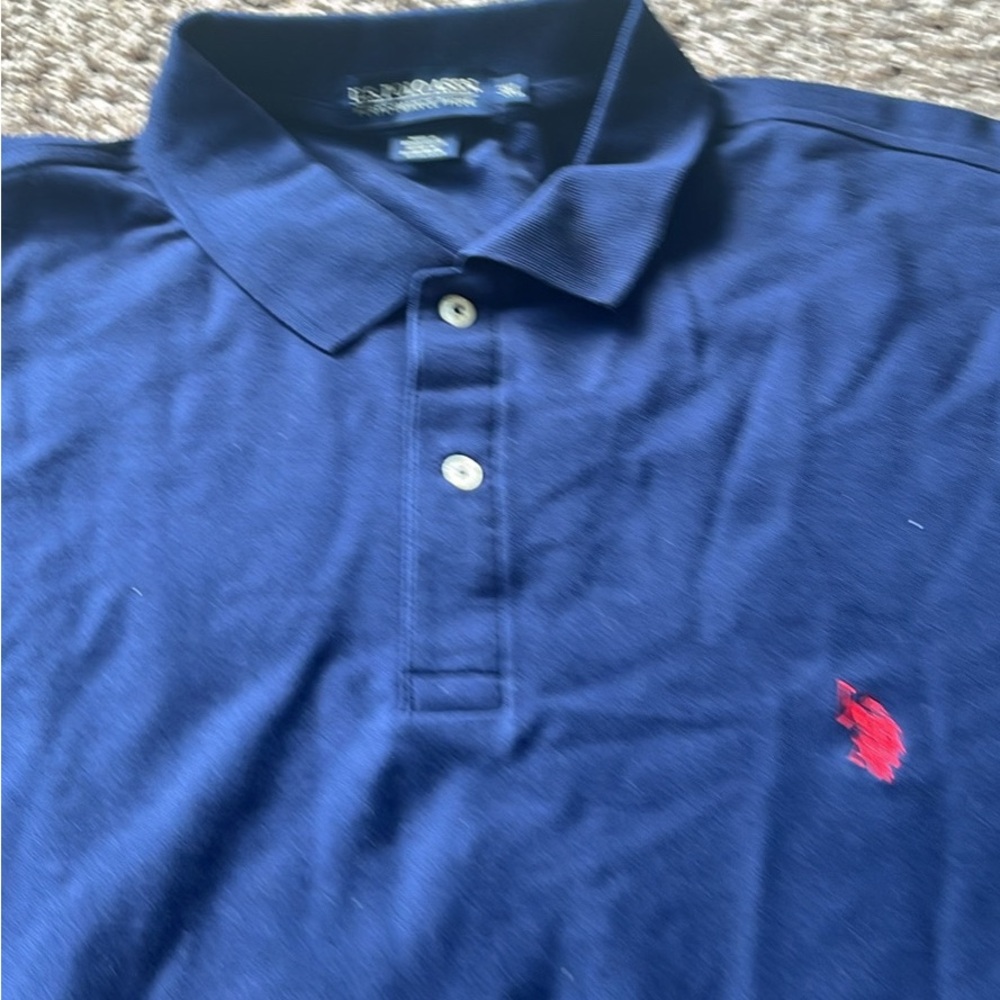 New! Men’s Polo brand navy blue polo size 3xl